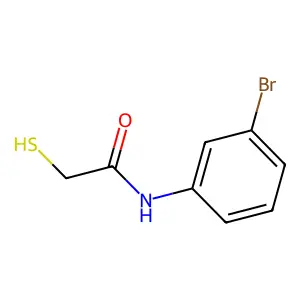 N-(3-溴苯基)-2-巯基乙酰胺 structure