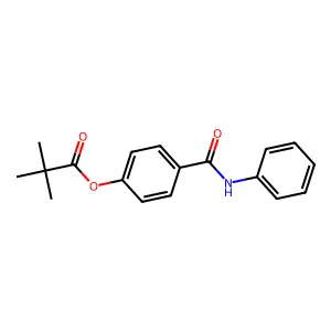 4-(Phenylcarbamoyl)phenyl pivalate structure