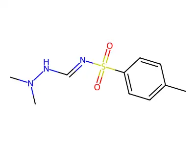 N-(dimethylamino)-N'-(4-methylphenyl)sulfonylmethanimidamide structure
