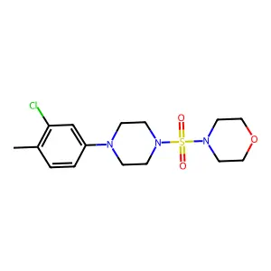 4-((4-(3-Chloro-4-methylphenyl)piperazin-1-yl)sulfonyl)morpholine structure