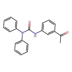 3-(3-Acetylphenyl)-1,1-diphenylurea structure