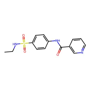 N-[4-(ethylsulfamoyl)phenyl]pyridine-3-carboxamide structure