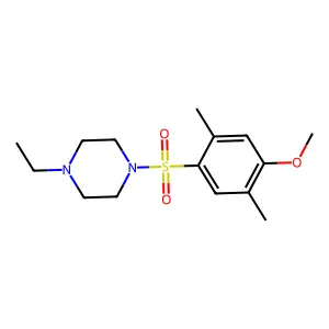 1-Ethyl-4-(4-methoxy-2,5-dimethylphenyl)sulfonylpiperazine structure