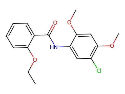 N-(5-chloro-2,4-dimethoxyphenyl)-2-ethoxybenzamide structure