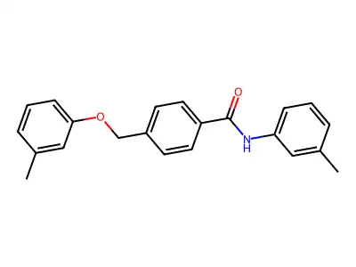 4-[(3-methylphenoxy)methyl]-N-(3-methylphenyl)benzamide structure