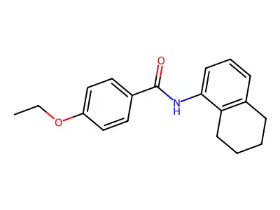 4-ethoxy-N-(5,6,7,8-tetrahydronaphthalen-1-yl)benzamide structure