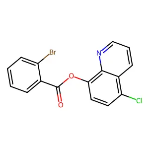 5-Chloro-8-quinolyl 2-bromobenzoate structure