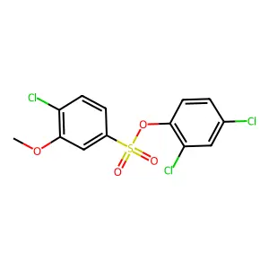 2,4-Dichlorophenyl 4-chloro-3-methoxybenzenesulfonate structure
