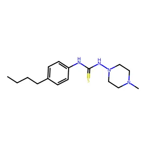 1-(4-Butylphenyl)-3-(4-methylpiperazin-1-yl)thiourea structure