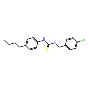 1-(4-Butylphenyl)-3-[(4-chlorophenyl)methyl]thiourea structure