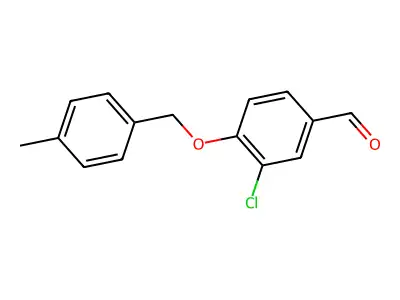 3-Chloro-4-[(4-methylbenzyl)oxy]benzaldehyde structure