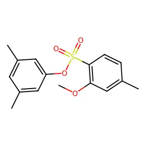 3,5-Dimethylphenyl 2-methoxy-4-methylbenzenesulfonate structure