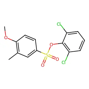 2,6-Dichlorophenyl 4-methoxy-3-methylbenzenesulfonate structure