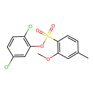 2,5-Dichlorophenyl 2-methoxy-4-methylbenzenesulfonate structure