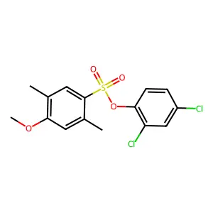 2,4-Dichlorophenyl 4-methoxy-2,5-dimethylbenzenesulfonate structure