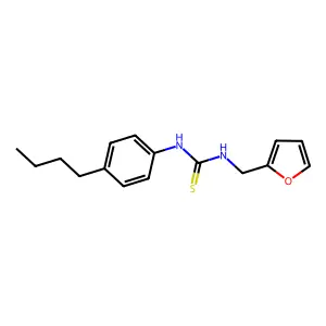 1-(4-Butylphenyl)-3-(furan-2-ylmethyl)thiourea structure
