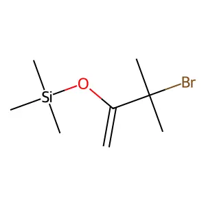 Silane, (2-bromo-2-methyl-1-methylenepropoxy)trimethyl- structure