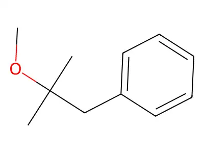 (2-Methoxy-2-methylpropyl)benzene structure