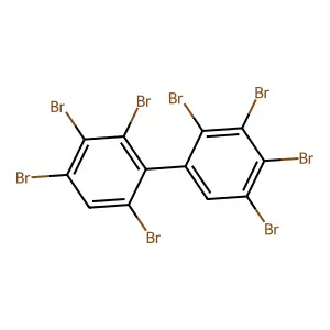 2,2',3,3',4,4',5,6'-Octabromobiphenyl structure