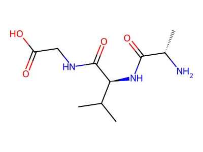 Glycine, L-alanyl-L-valyl- structure