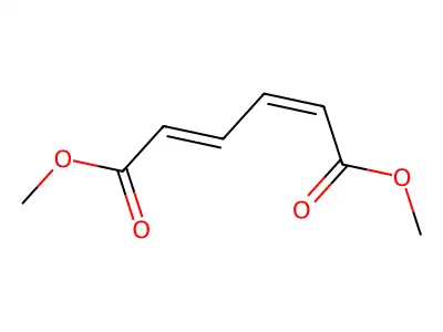 Dimethyl muconate, (E,E)- structure