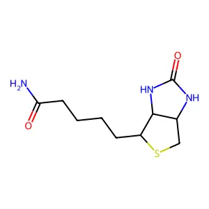 5-(2-氧代六氢-1H-噻吩并[3,4-d]咪唑-4-基)戊酰胺 structure