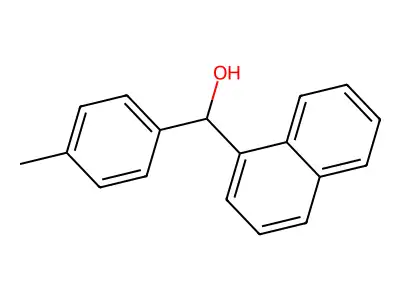 Naphthalen-1-yl(p-tolyl)methanol structure