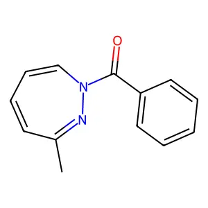 3-Methyl-1-benzoyl-(1H)-1,2-diazepine structure