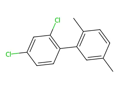 2,4-Dichloro-1-(2,5-dimethylphenyl)benzene structure