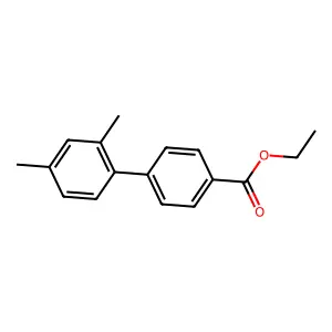 Ethyl 4-(2,4-dimethylphenyl)benzoate structure