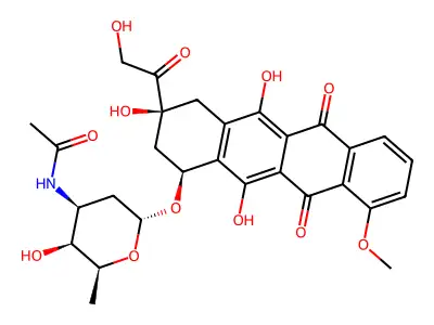 N-Acetyldoxorubicn structure