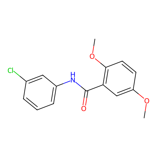 N-(3-Chlorophenyl)-2,5-dimethoxybenzamide structure