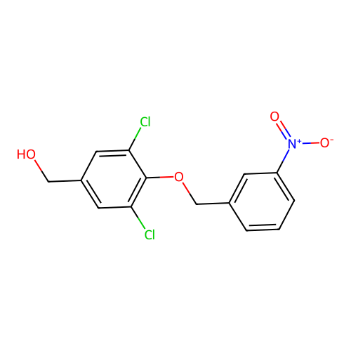{3,5-Dichloro-4-[(3-nitrobenzyl)oxy]phenyl}methanol structure