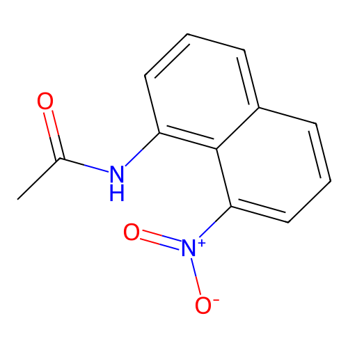N-(8-nitronaphthalen-1-yl)acetamide structure