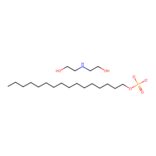 1-Hexadecanol, phosphate, compd. with 2,2'-iminobis(ethanol) structure