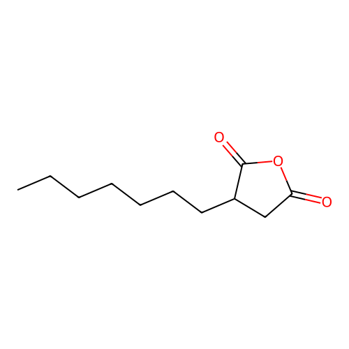 3-Heptyloxolane-2,5-dione structure