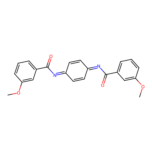 3-methoxy-N-[4-(3-methoxybenzoyl)iminocyclohexa-2,5-dien-1-ylidene]benzamide structure