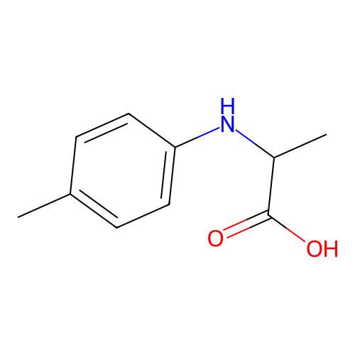 2-p-Tolylamino propionic acid structure