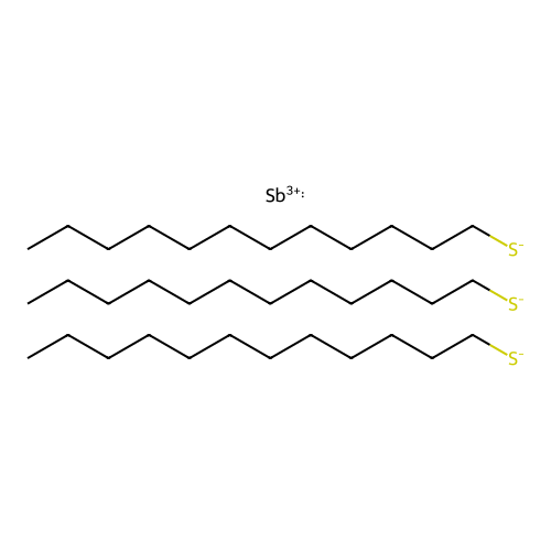 Stibine, tris(dodecylthio)- structure