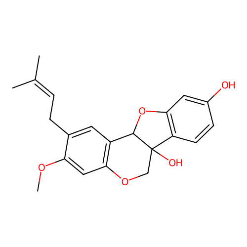 Glyceollin IV structure