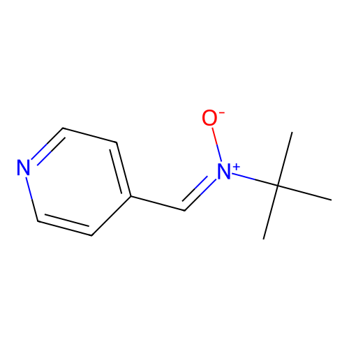 2-Methyl-N-(4-pyridinylmethylene)-2-propanamine N-oxide structure