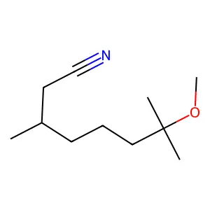 7-甲氧基-3,7-二甲基辛腈 structure