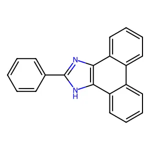 2-Phenyl-1H-phenanthro(9,10-d)imidazole structure