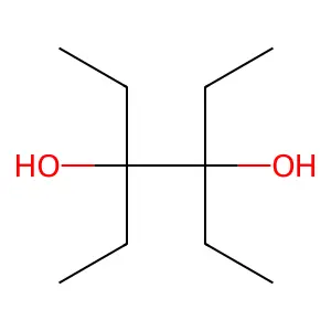 3,4-Hexanediol, 3,4-diethyl- structure