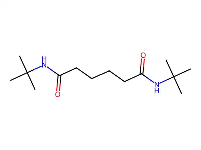 Hexanediamide, N,N'-bis(1,1-dimethylethyl)- structure