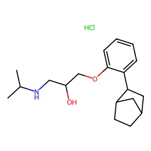 Bornaprolol structure