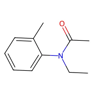N-ethyl-N-(2-methylphenyl)acetamide structure