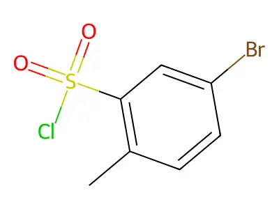 5-Bromo-2-methylbenzenesulphonyl chloride structure