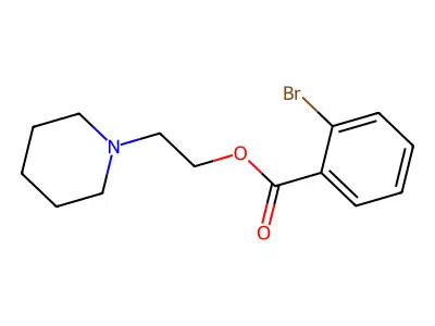 2-(1-Piperidinyl)ethyl 2-bromobenzoate structure