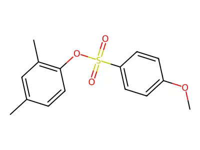 (2,4-Dimethylphenyl) 4-methoxybenzenesulfonate structure